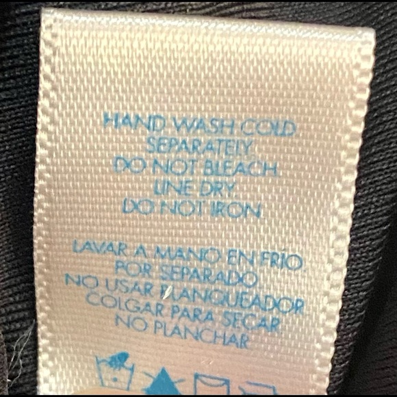 Tropical Escape Women’s One Piece Bathing Suit 12  Geometric Print Black & White - Picture 9 of 10